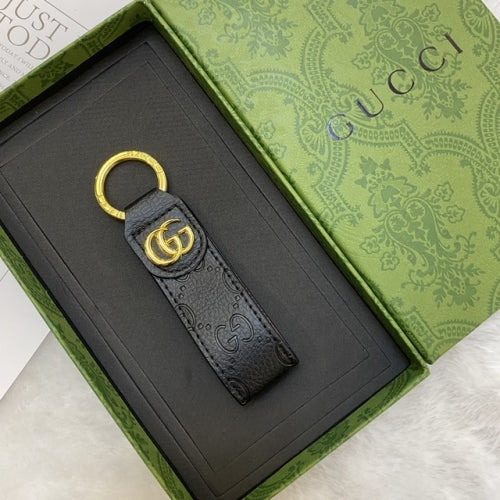 GG Schlüsselanhänger Schwarz Gold