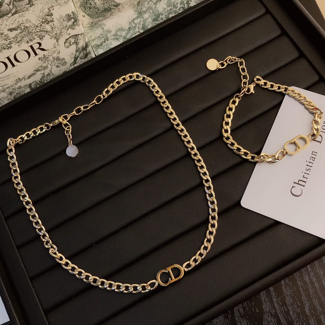 CD Kette Armband Gold