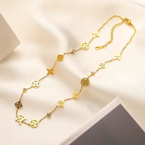 Halskette LV Gold Monogram