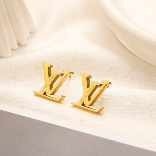 LV Ohrringe Stecker Gold