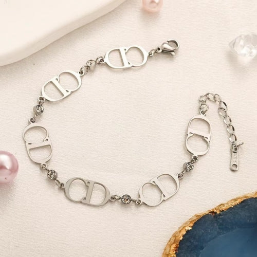 CD Armband Stones Silber