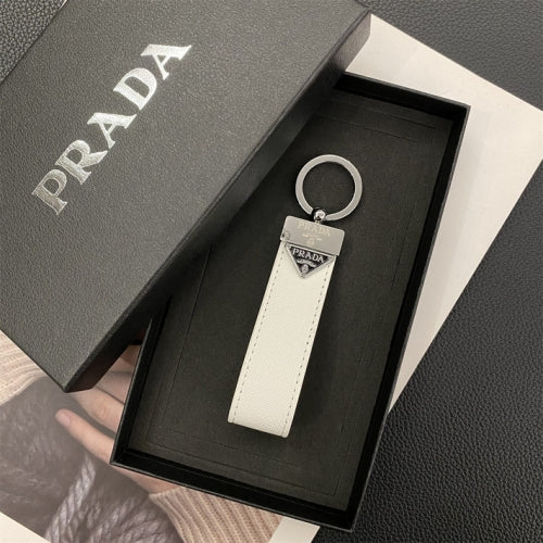 PRDA Schlüsselanhänger Silber Weiß