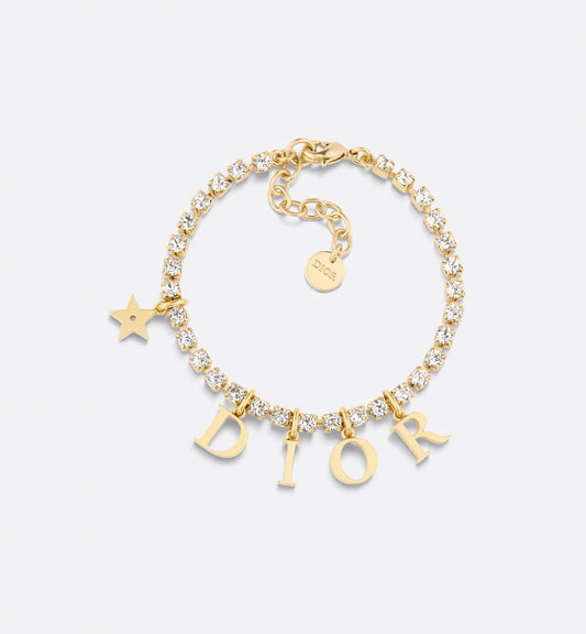 CD Armband Stones Gold Star