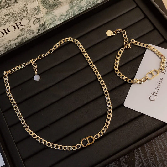 CD Kette Armband Gold